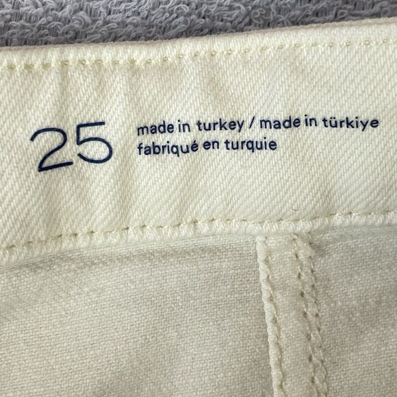 Pilcro Hemp / Cotton Baggy Pants Women’s 25 Cream / Off White Ankle Length - Picture 7 of 16